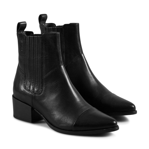 Vegabond Shoes - Vegabond | Marja Toe Ankle Boots in Black